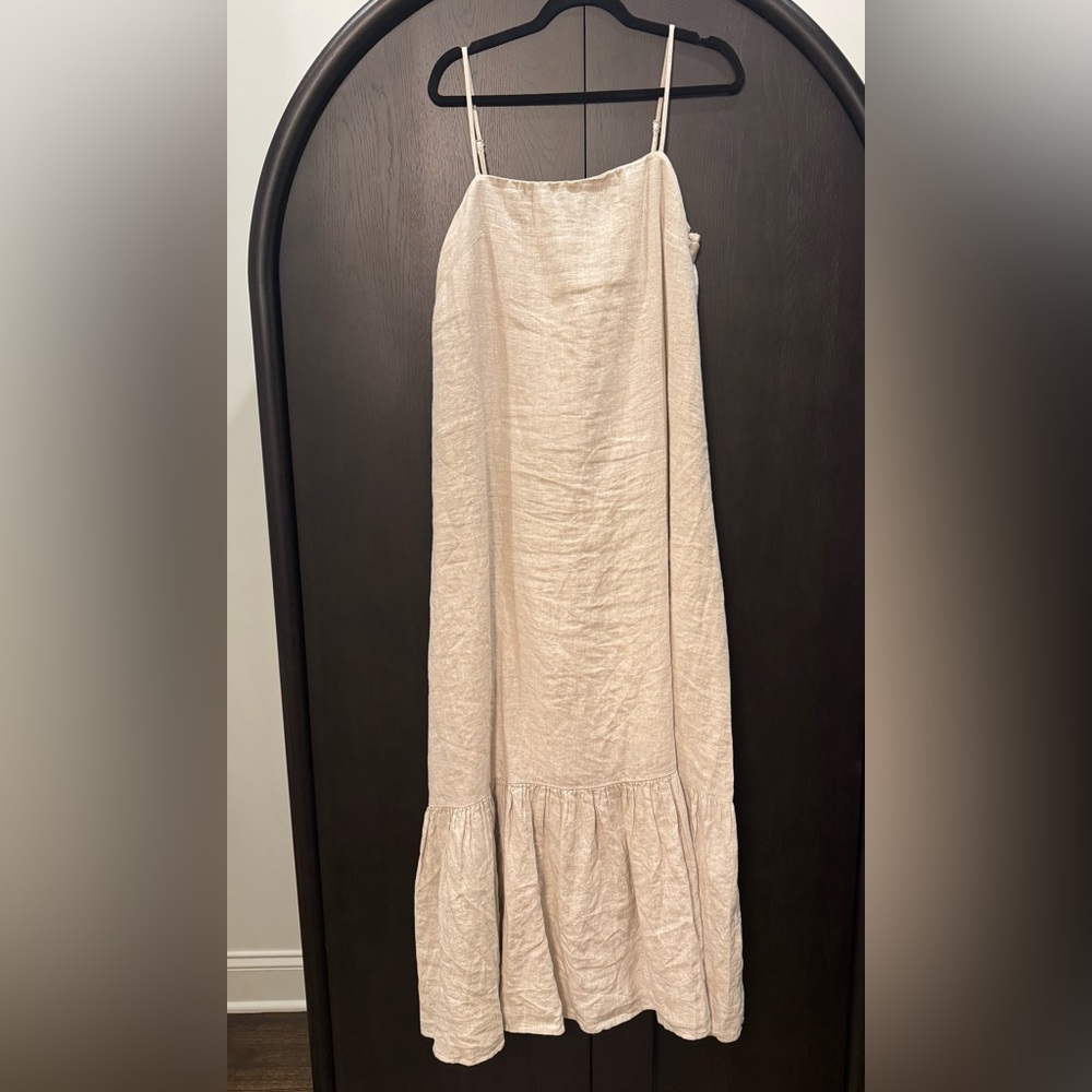 & Other Stories Cream Maxi Dress
